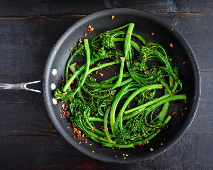 Zesty Broccolini and Garlic